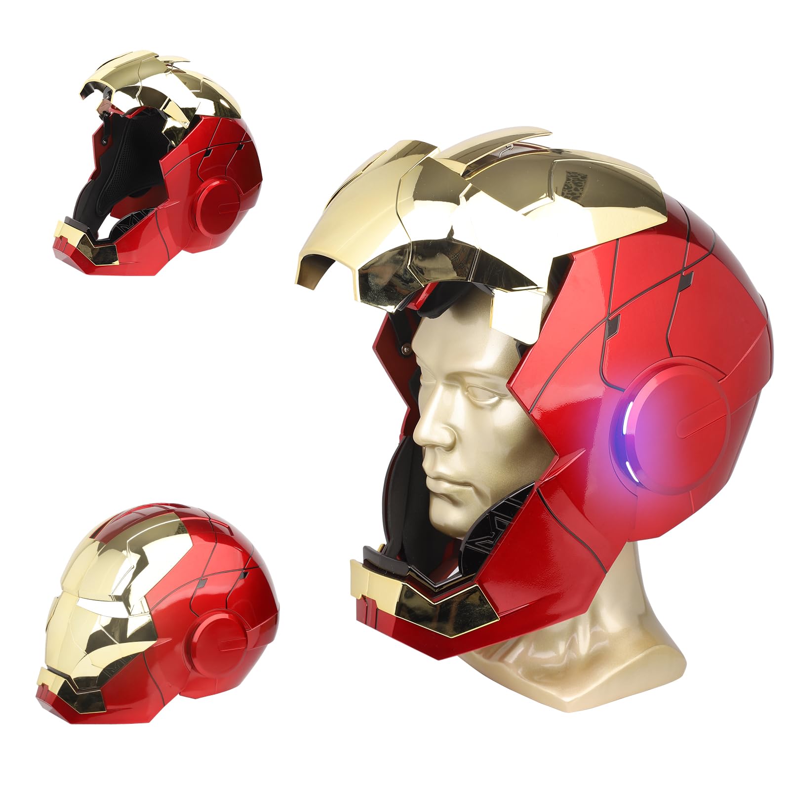 Amazon.com: YONTYEQ Iron Hero MK 5 1:1 Wearable Helmet - Voice